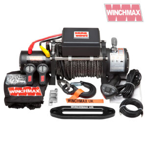 Winchmax 13500lb 12v Military Grade Winch. Dyneema Rope. Twin Wireless Remote Controls