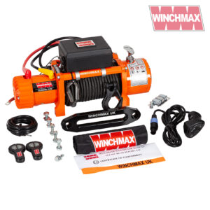 Winchmax 13500lb 12v Winch. Armourline Rope. Twin Wireless Remote Controls