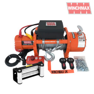 Winchmax 9000lb 12v Winch with Steel Rope