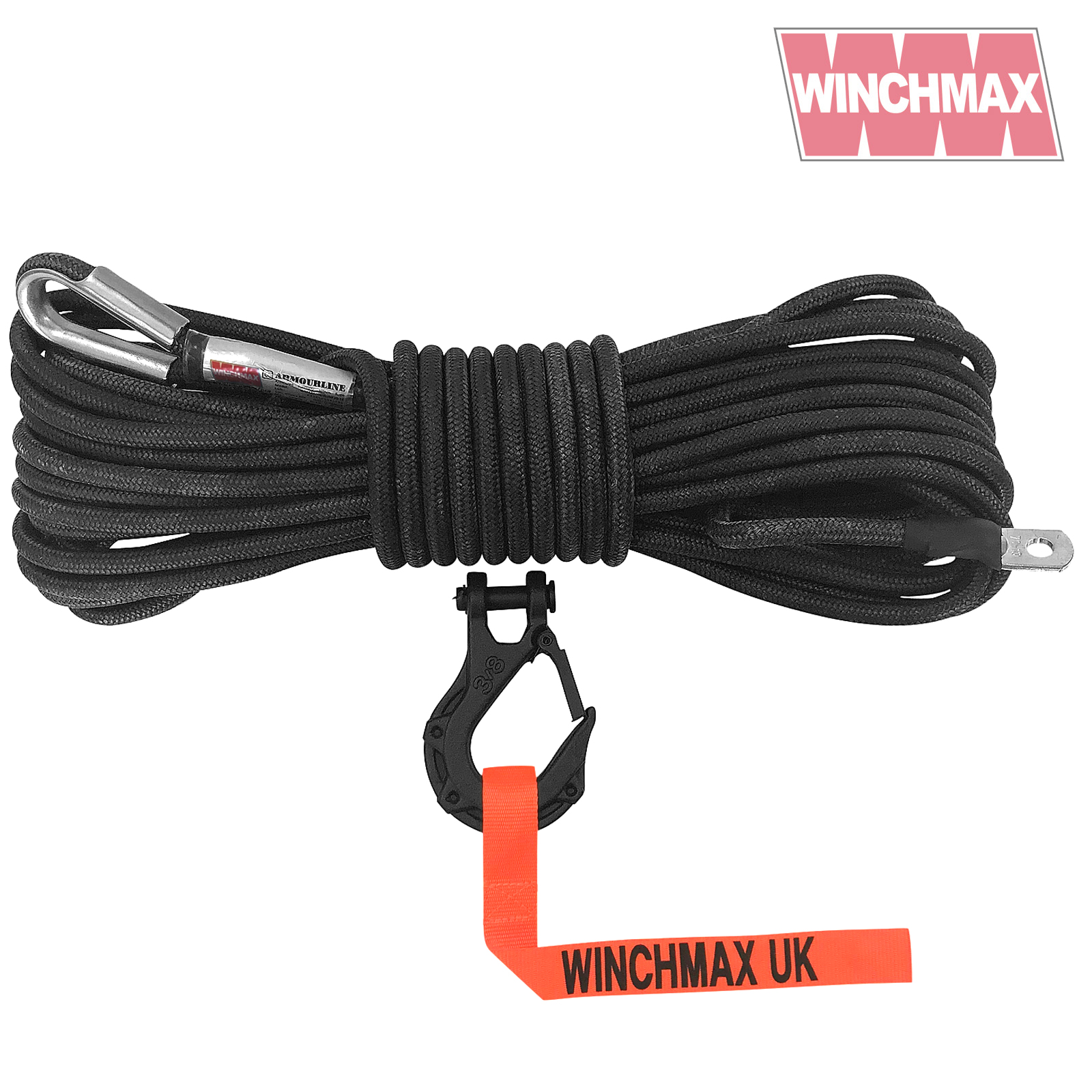 Winchmax Armourline Rope 20m x 10mm and Tactical Hook