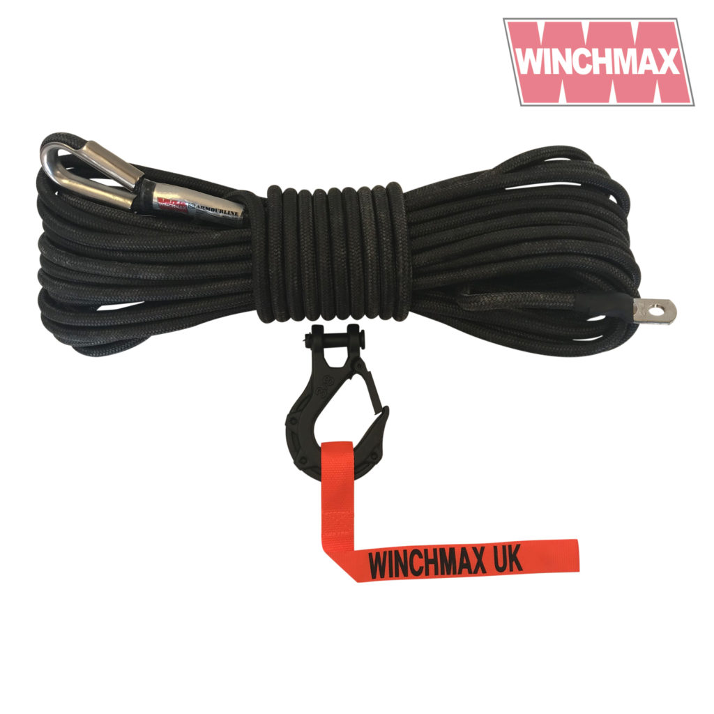 Winchmax Armourline Rope 25m x 10mm and Tactical Hook