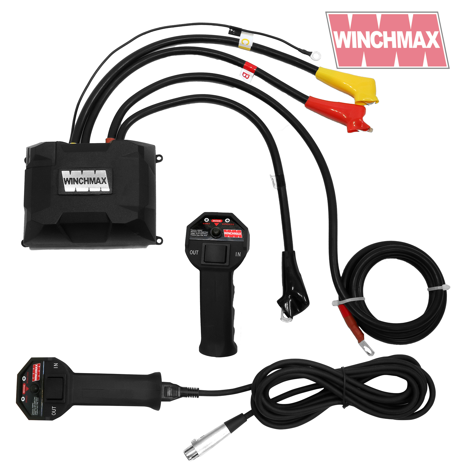 1 Pair Winch Controller 12V Universal Wireless Winch Remote Control Controller Kit for Car Truck 