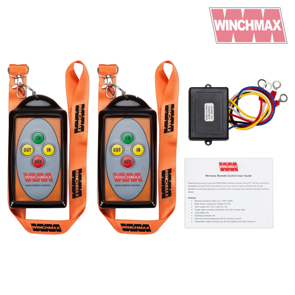 WINCHMAX Two Channel Winch Remote Control, Wireless