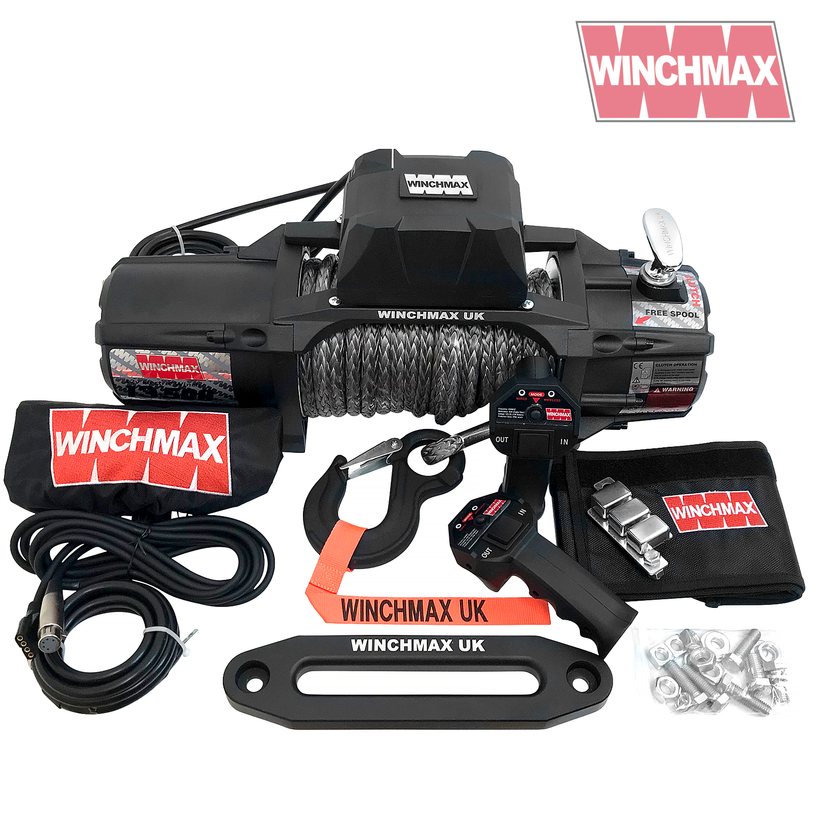 WINCHMAX 13500lb 12v Military Grade Winch