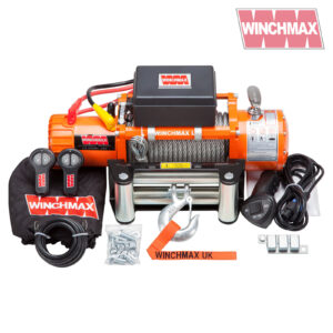 Winchmax 13500lb 24v Winch. Steel Rope. Twin Wireless Remote Controls
