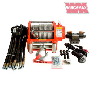 Winchmax 2000lb Hydraulic Winch. Steel Rope and Control System