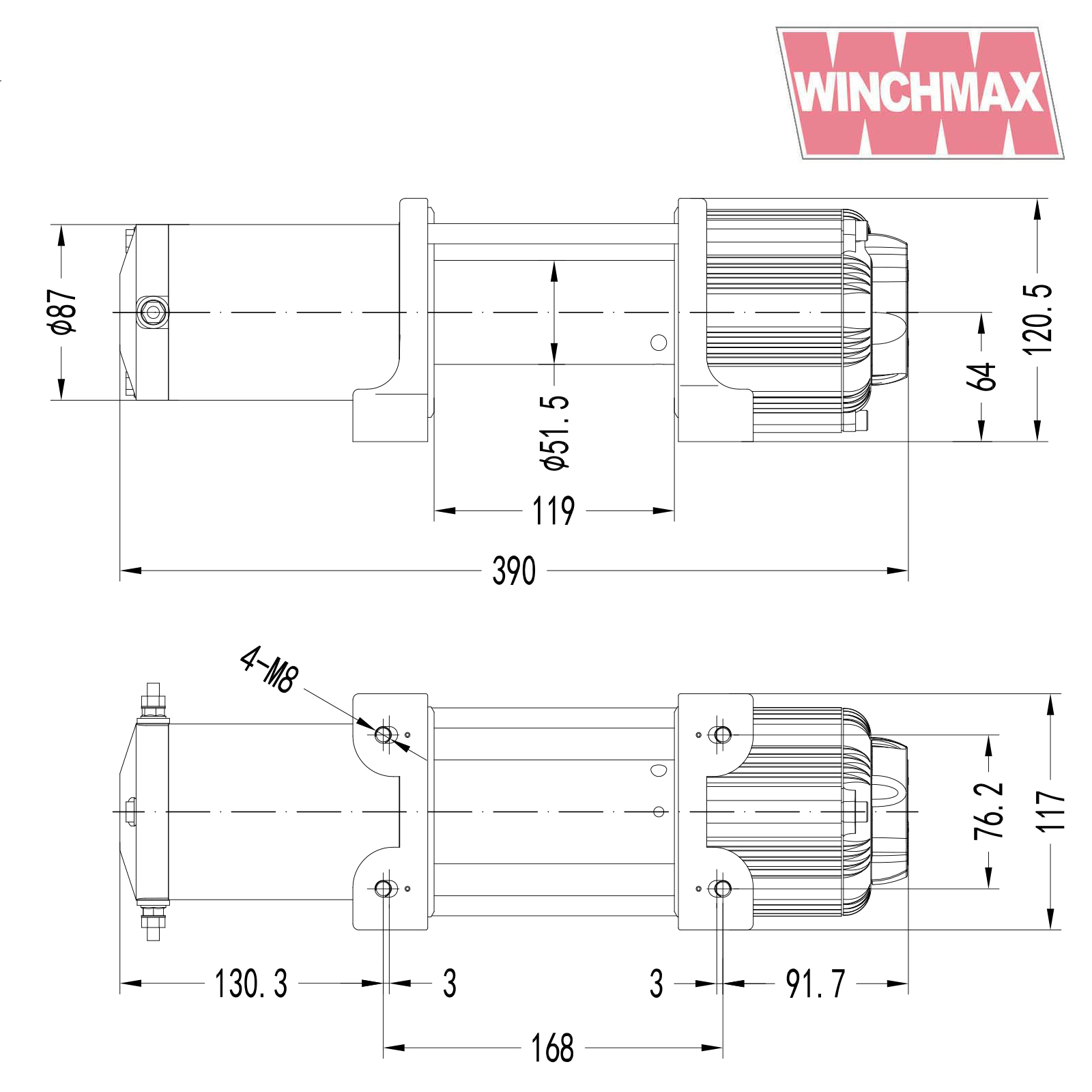 Winchmax 5000lb 12v Winch Tech