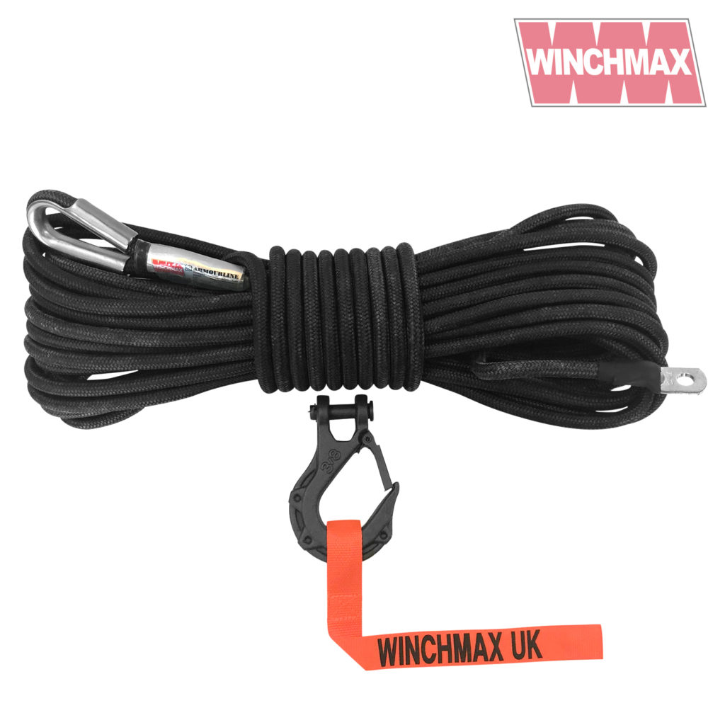 Winchmax Armourline Rope 15m x 10mm and Tactical Hook