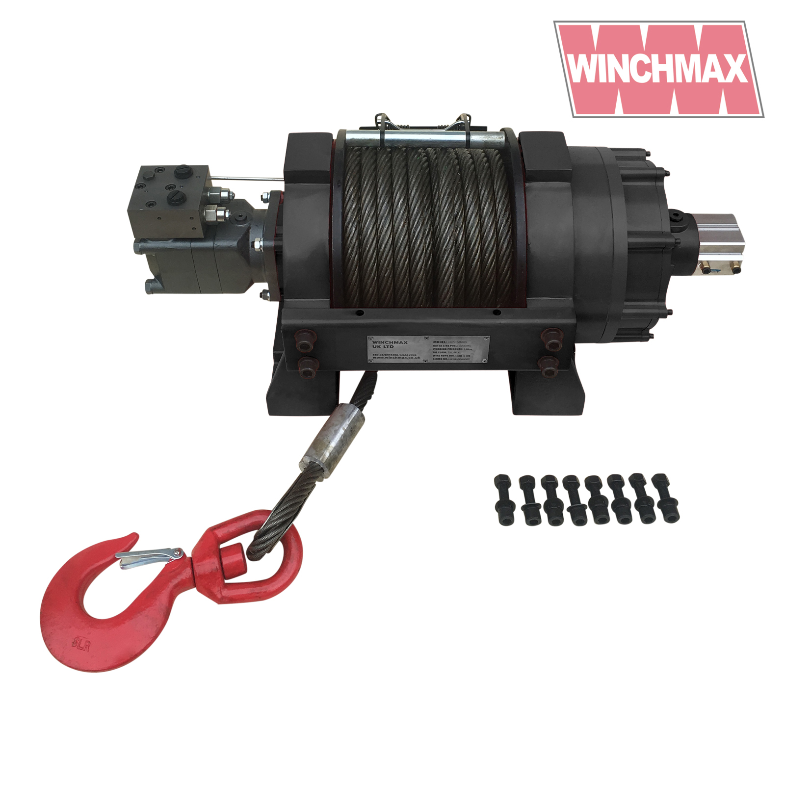 T-MAX CHW16500 Mk2 5 Tonne Hydraulic Winch - BHW Group