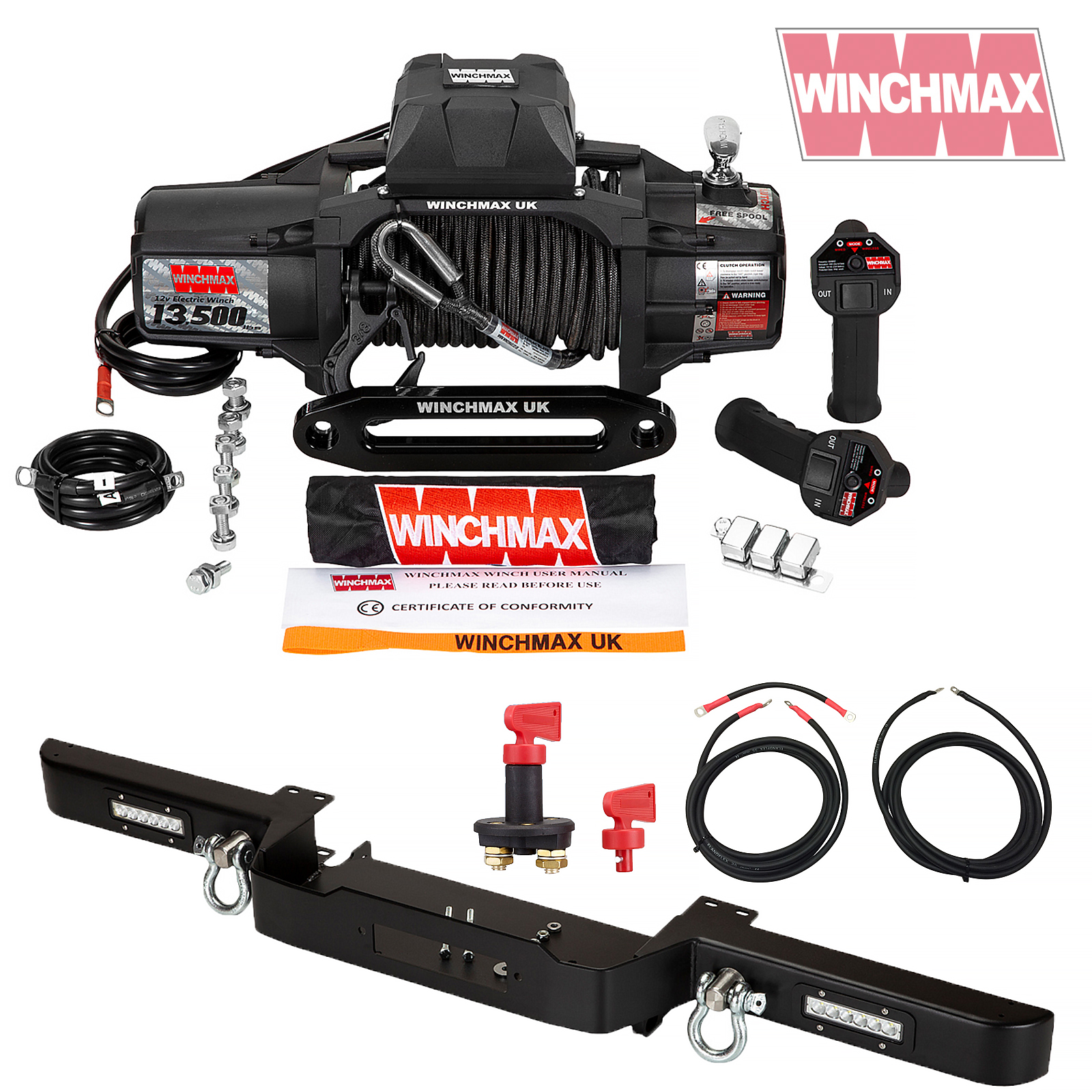 Winchmax 135000lb 12v Military Grade Winch