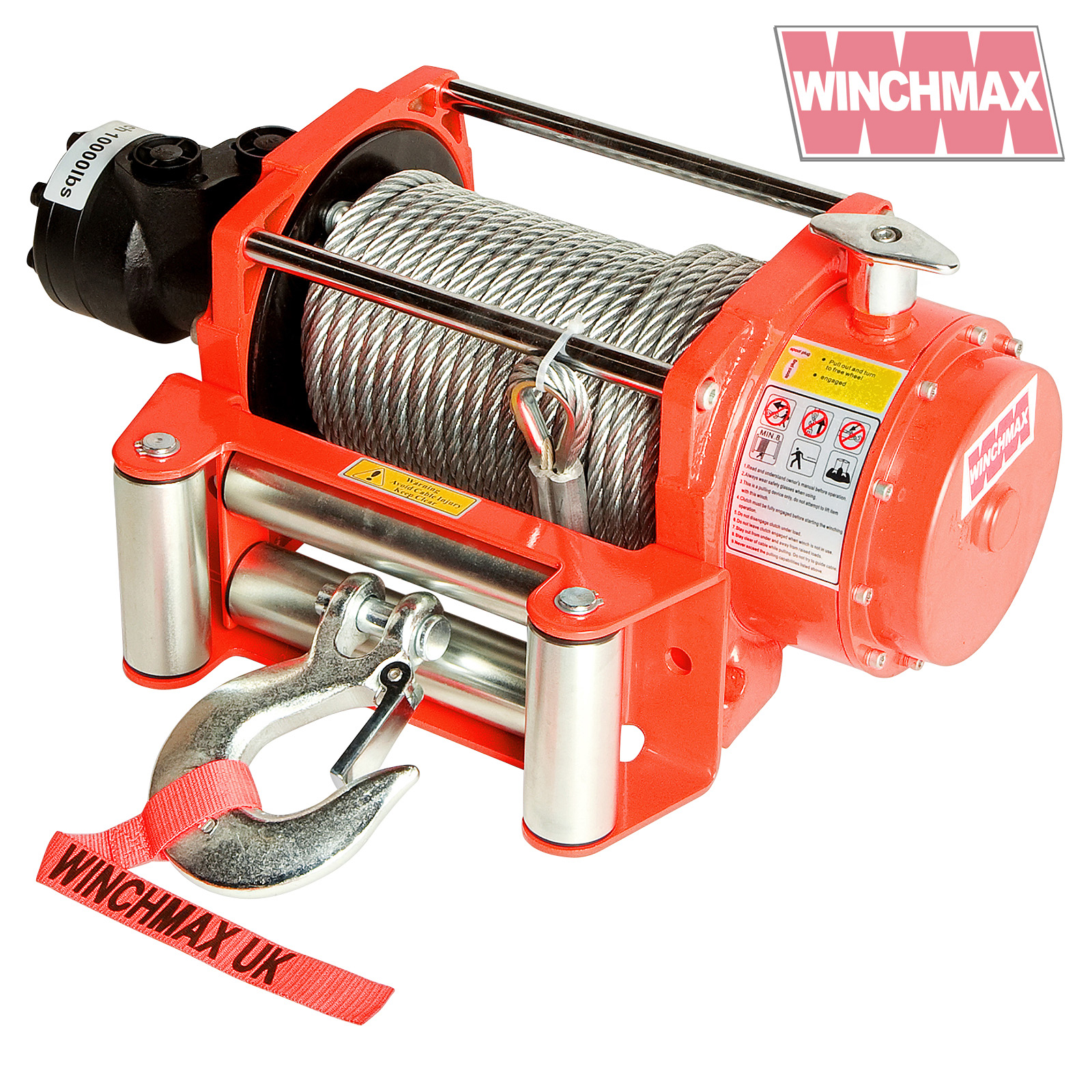 Winchmax 10000lb Hydraulic Winch WM10000HYD-NC