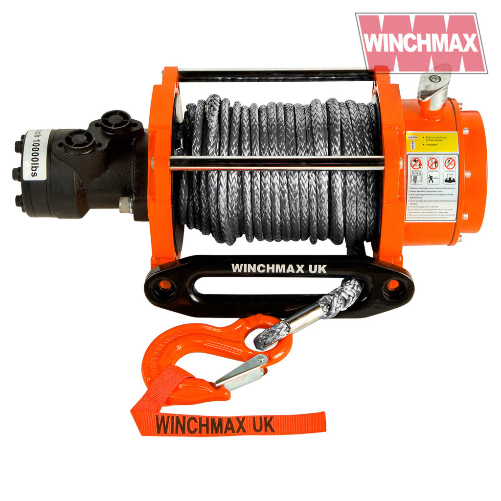 Winchmax 10000lb Hydraulic Winch with Dyneema Rope