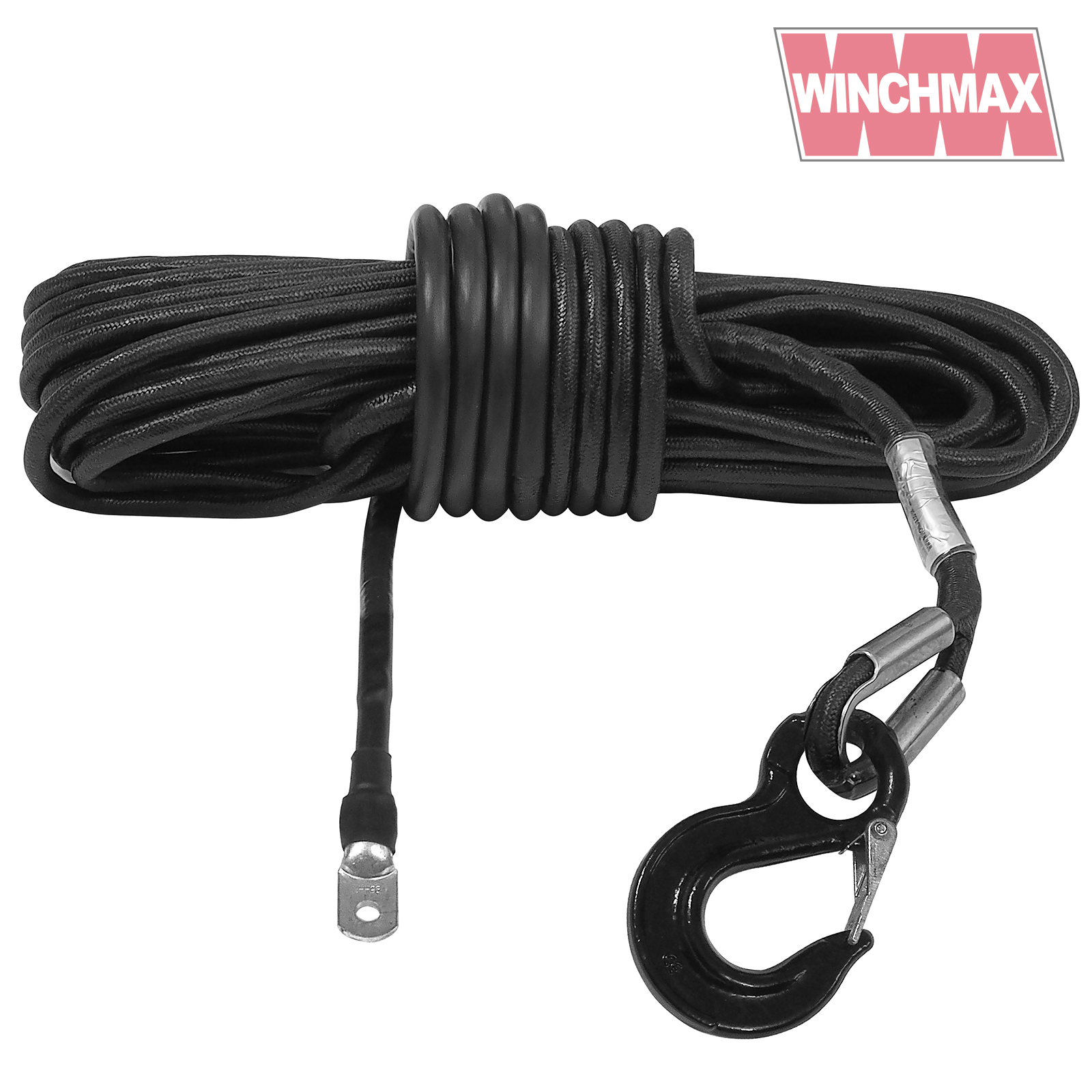 Armourline Synthetic Rope 25m x 12mm, Screw Fix. Competition Hook. -  Winchmax